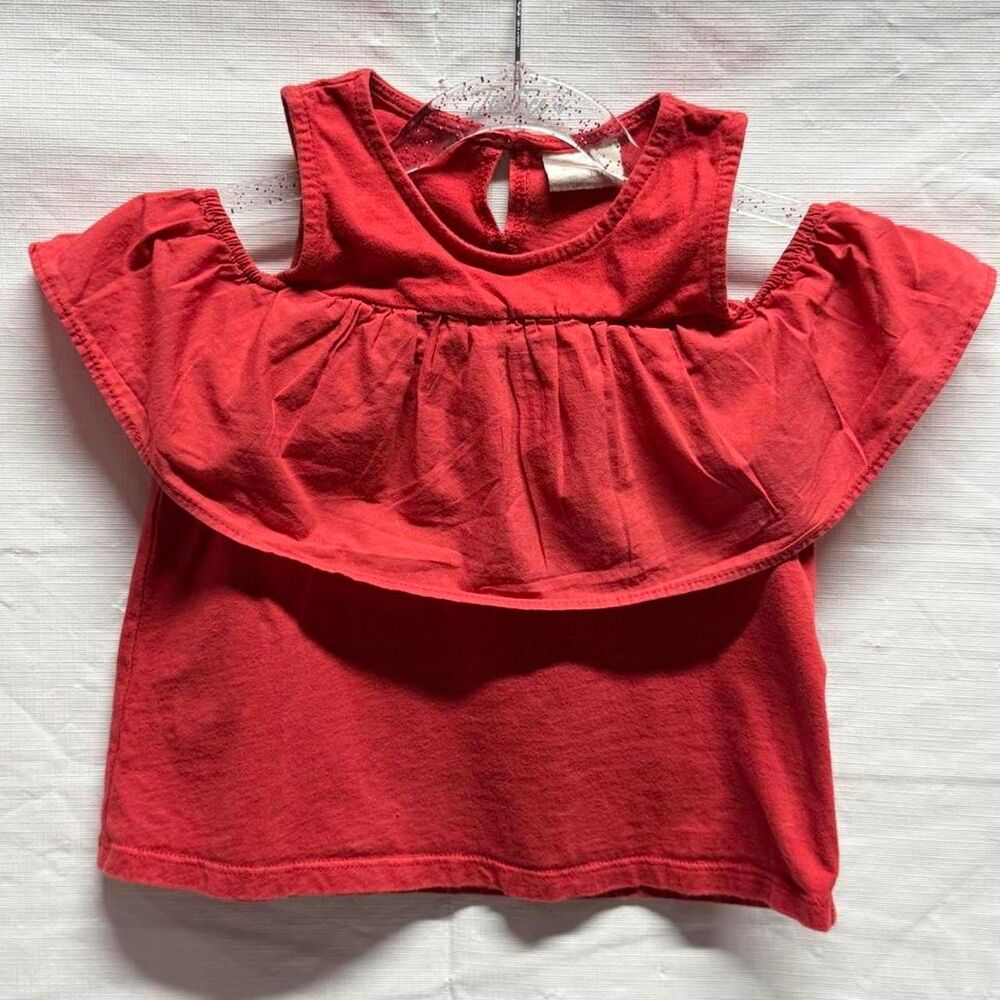 Zara-kids Women's Red and Pink Blouse